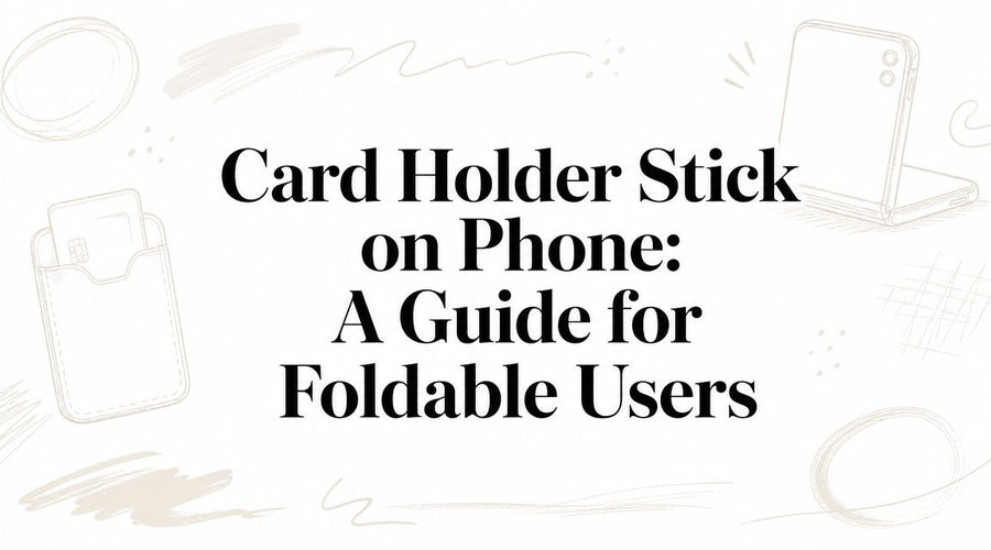 Card Holder Stick on Phone: A Guide for Foldable Users