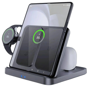 Station de Charge Sans Fil Pliable 3-en-1