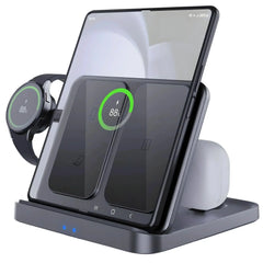 Station de Charge Sans Fil Pliable 3-en-1