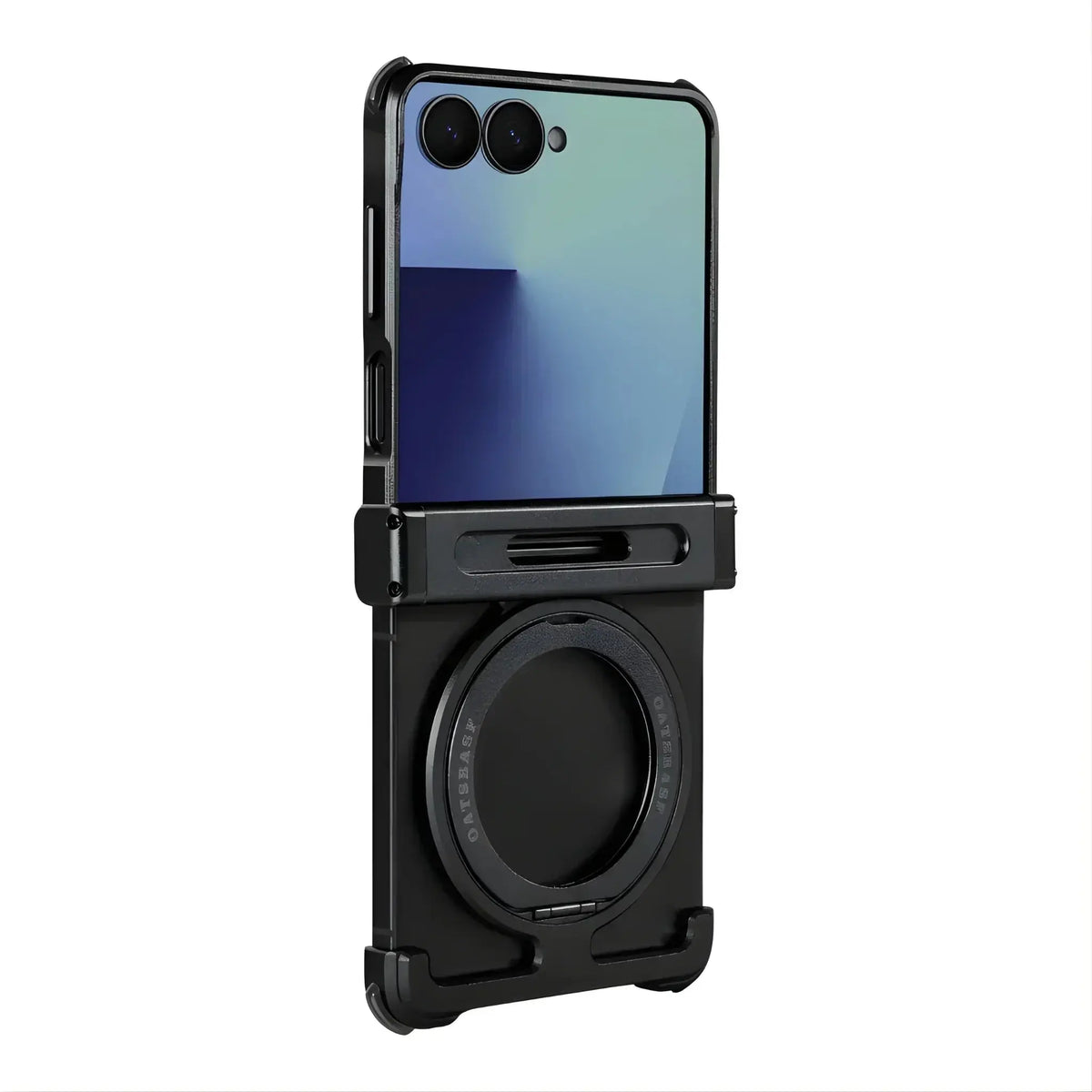 Z Flip Metal Ring Stand Case