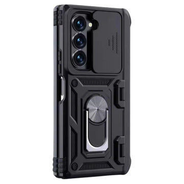 Sentinel H1 Z Fold hinge case with 360 rotating ring for Galaxy Z Fold 7