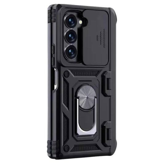 Sentinel H1 Z Fold hinge case with 360 rotating ring for Galaxy Z Fold 7