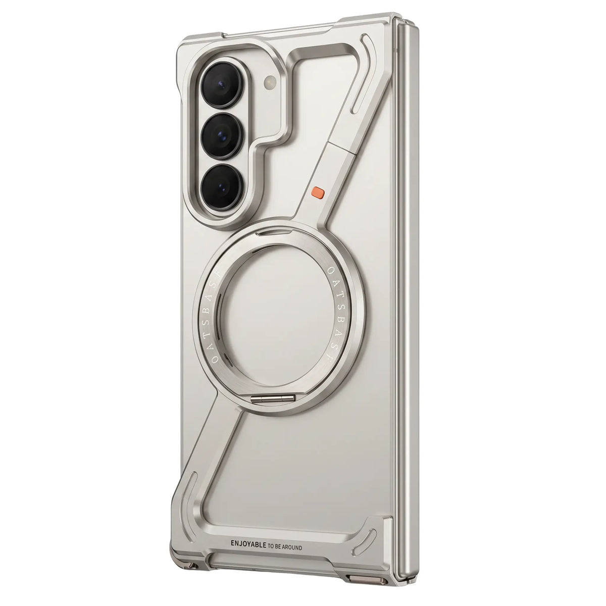 Halo M1 Galaxy Z Fold aluminium case in Titanium, Black and Blue