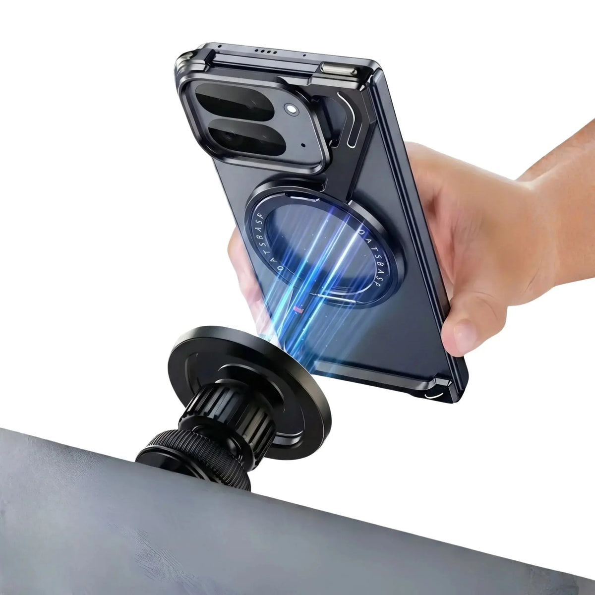 Pixel Fold Magnetic Ring Stand Case