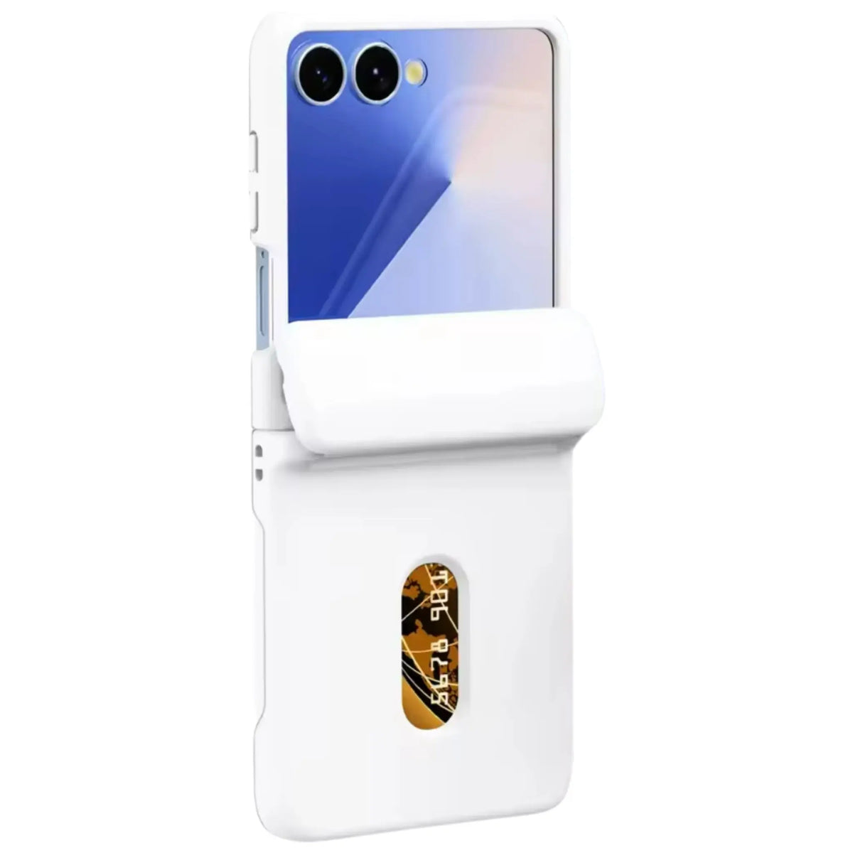 Commuter L1 Galaxy Z Flip card case in Purple