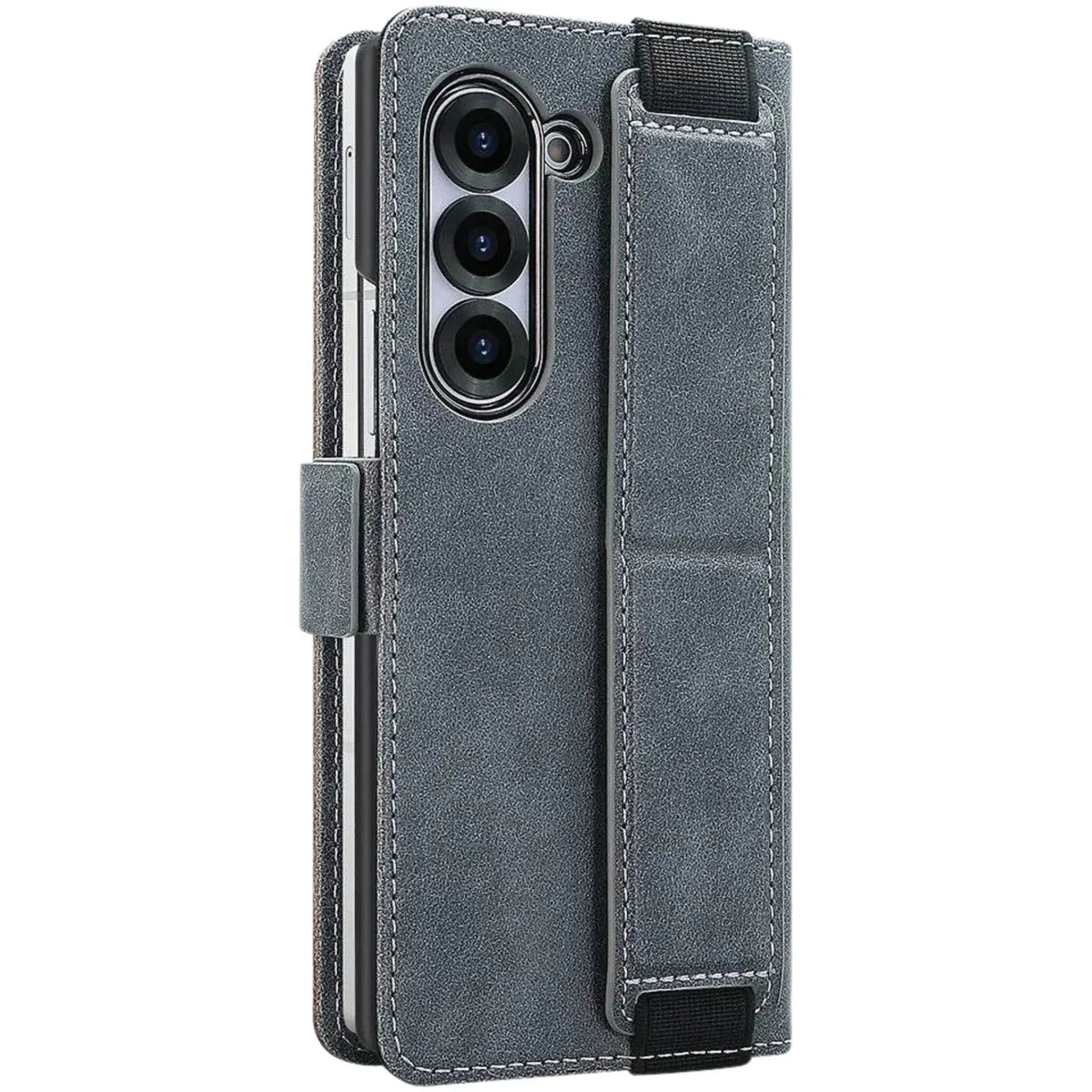 Commuter C1 leather strap wallet case for Samsung Galaxy Z Fold