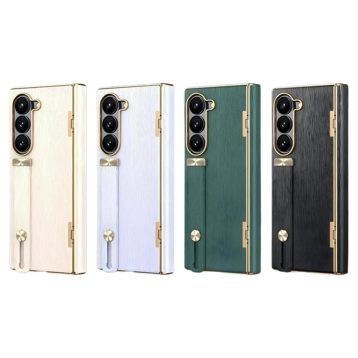 Aegis P1 Galaxy Z Fold leather case rear panel detail