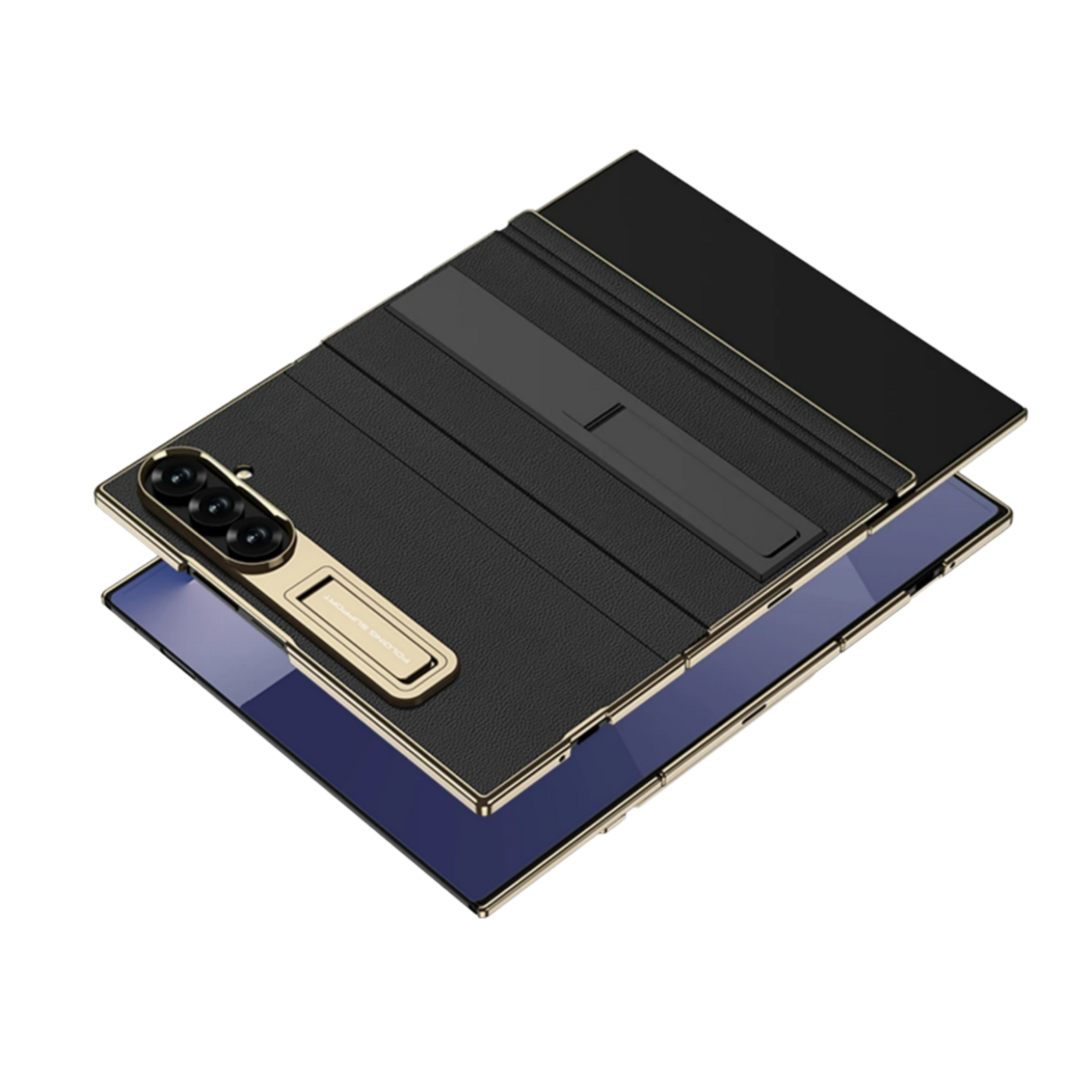 Protect - Gold frame, glass and film inside