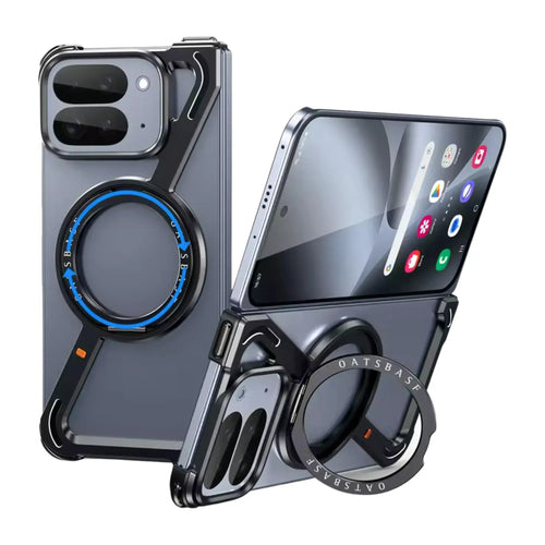 Funda metálica sin marco con soporte Magsafe para Google Pixel 9 Pro Fold